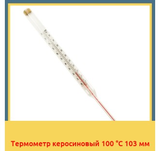 Термометр керосиновый 100 °С 103 мм в Шымкенте
