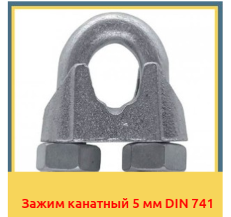 Зажим канатный 5 мм DIN 741 в Шымкенте